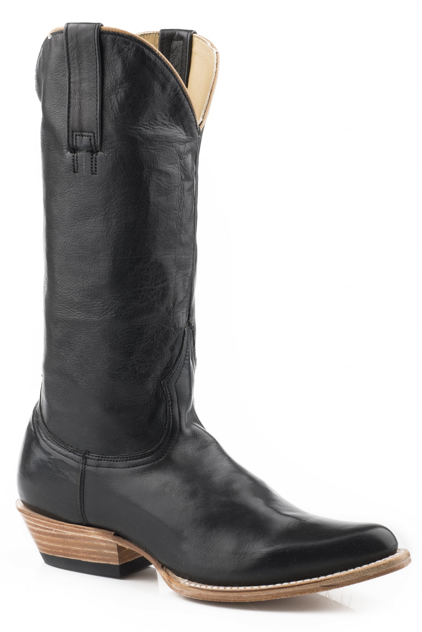 Stetson Ladies Darby Snip Toe 13" Shaft Leather Sole Boots