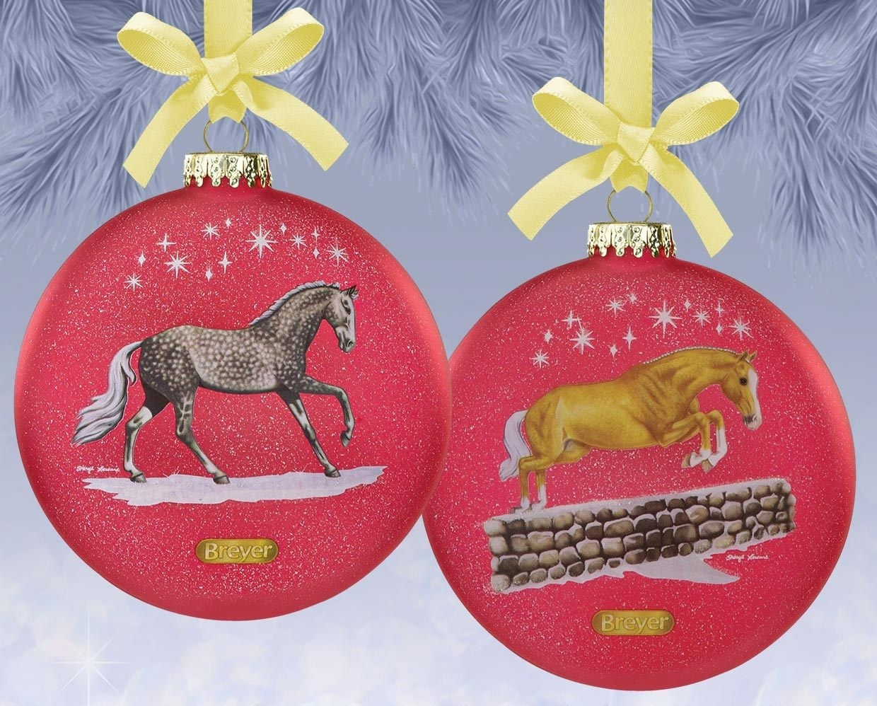 Breyer Artist Signature Ornament - Thoroughbred And Warmblood