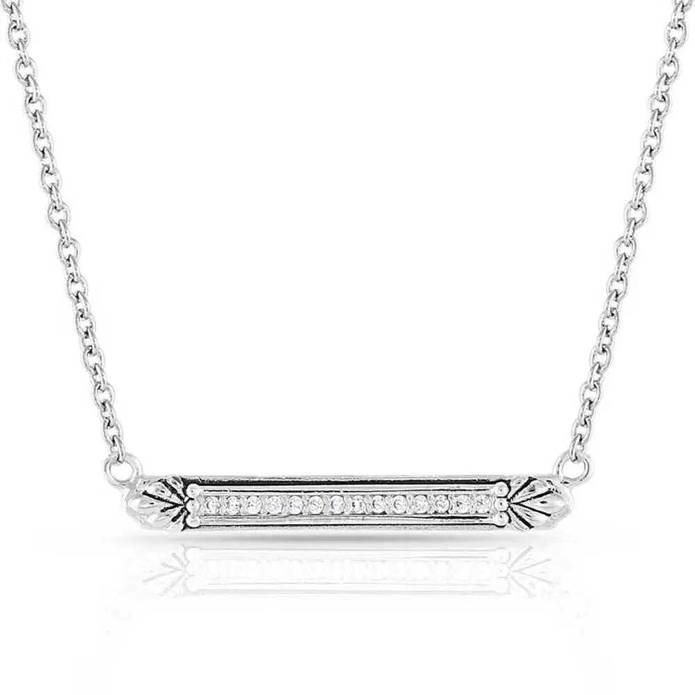 Montana Silversmiths Setting the Crystal Bar Necklace
