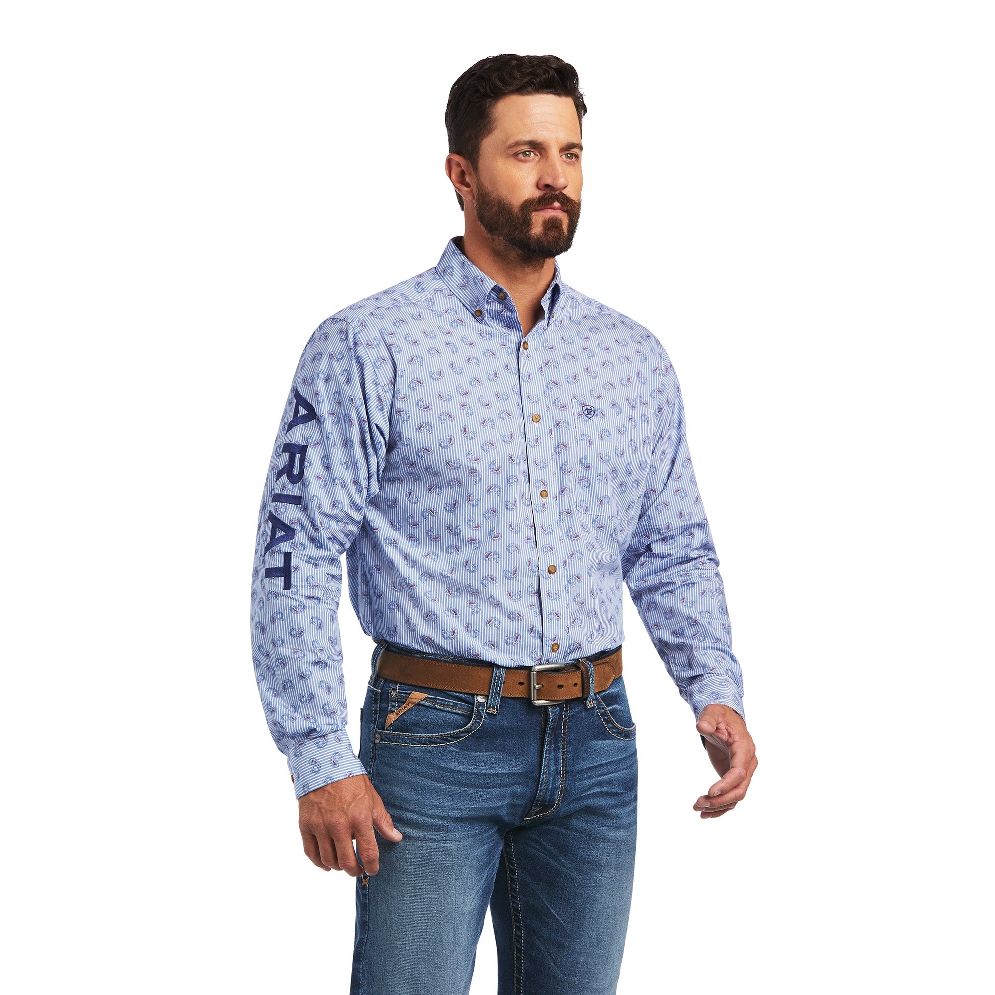 Ariat Mens Team Farran Classic Fit Shirt