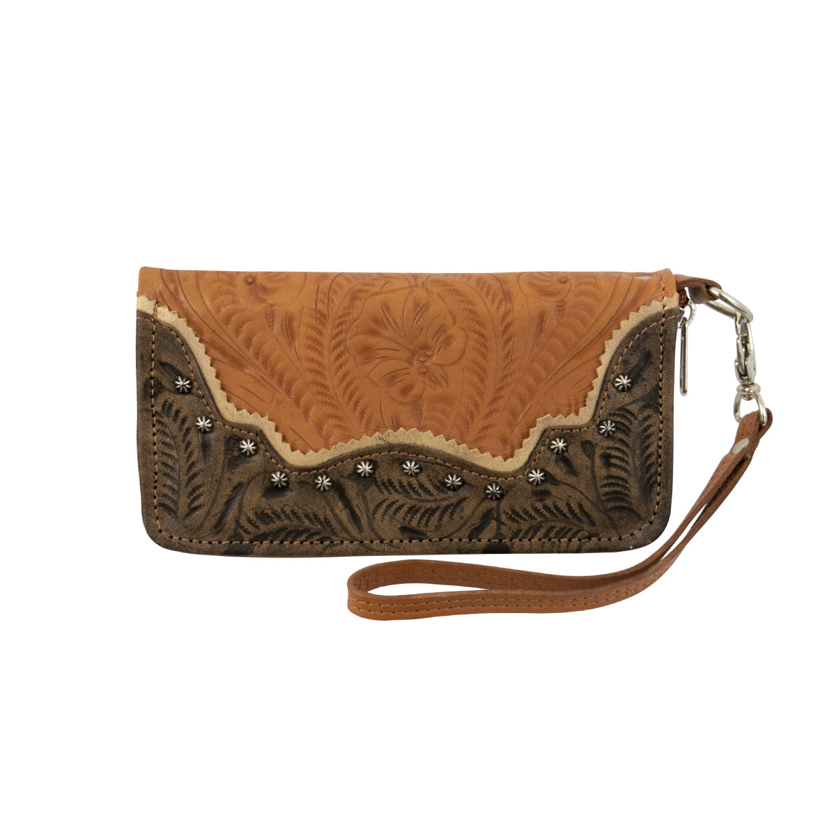 American West Ladies Saddle Ridge Zip-Around Wallet