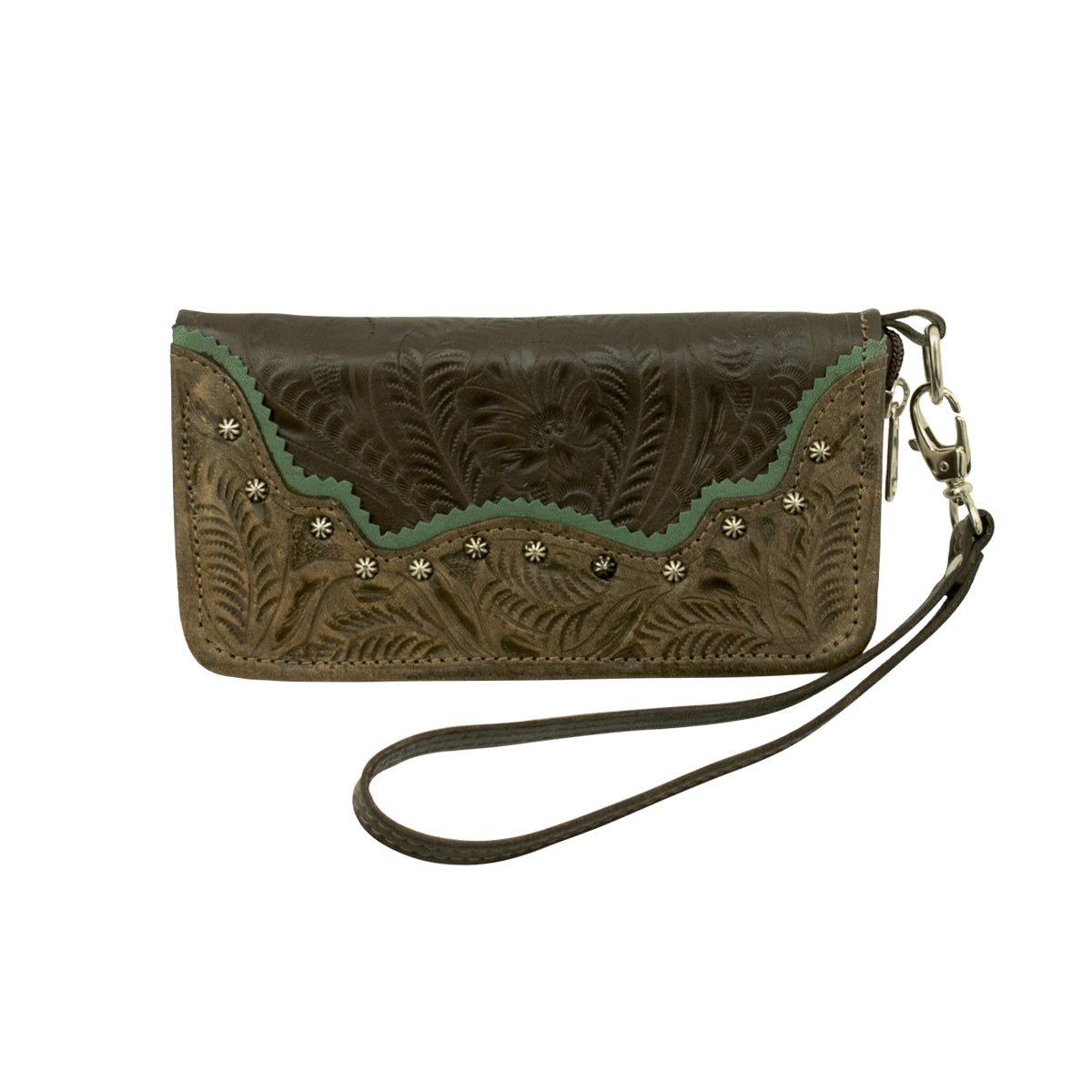 American West Ladies Saddle Ridge Zip-Around Wallet