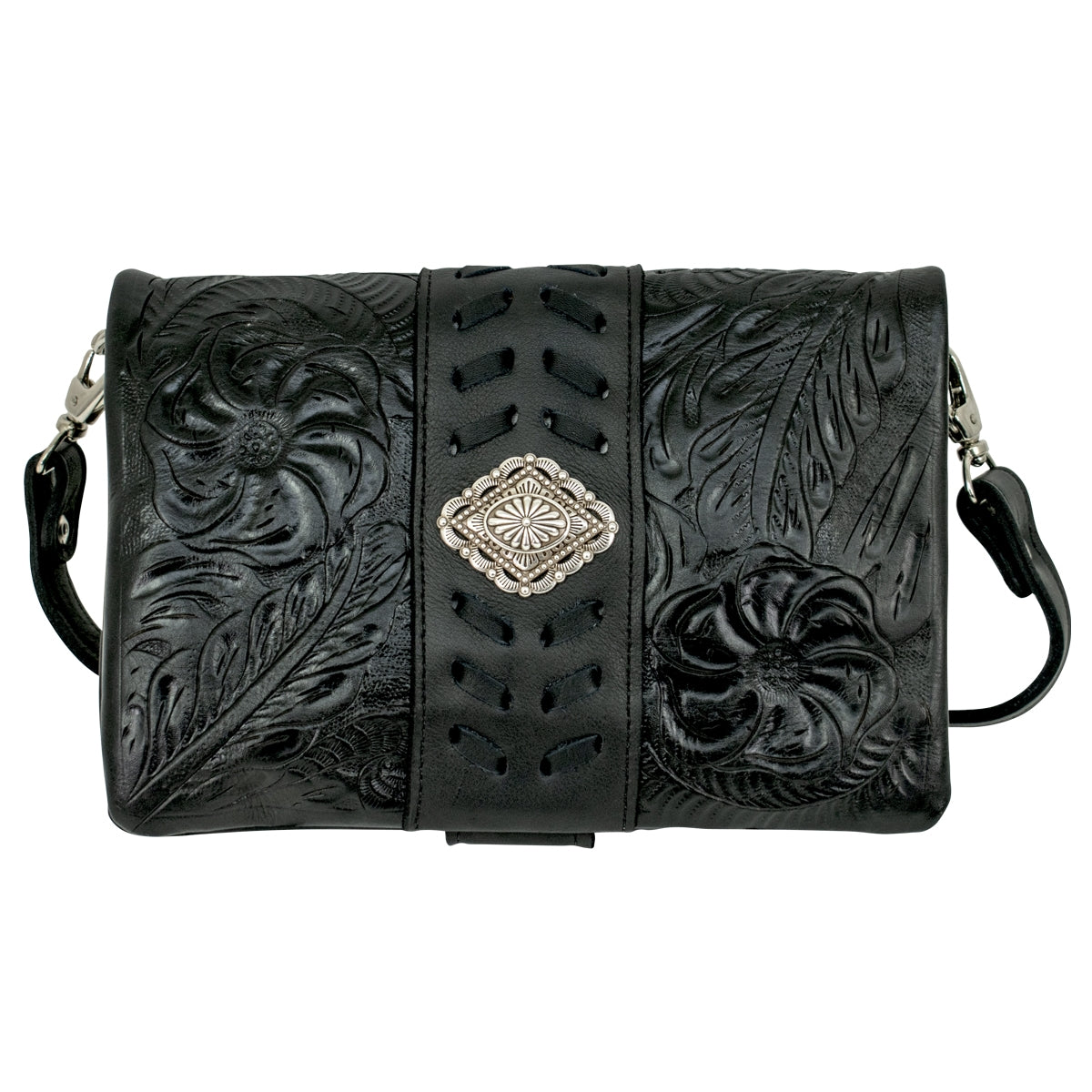 American West Large Grab-And-Go Foldover Crossbody Bag