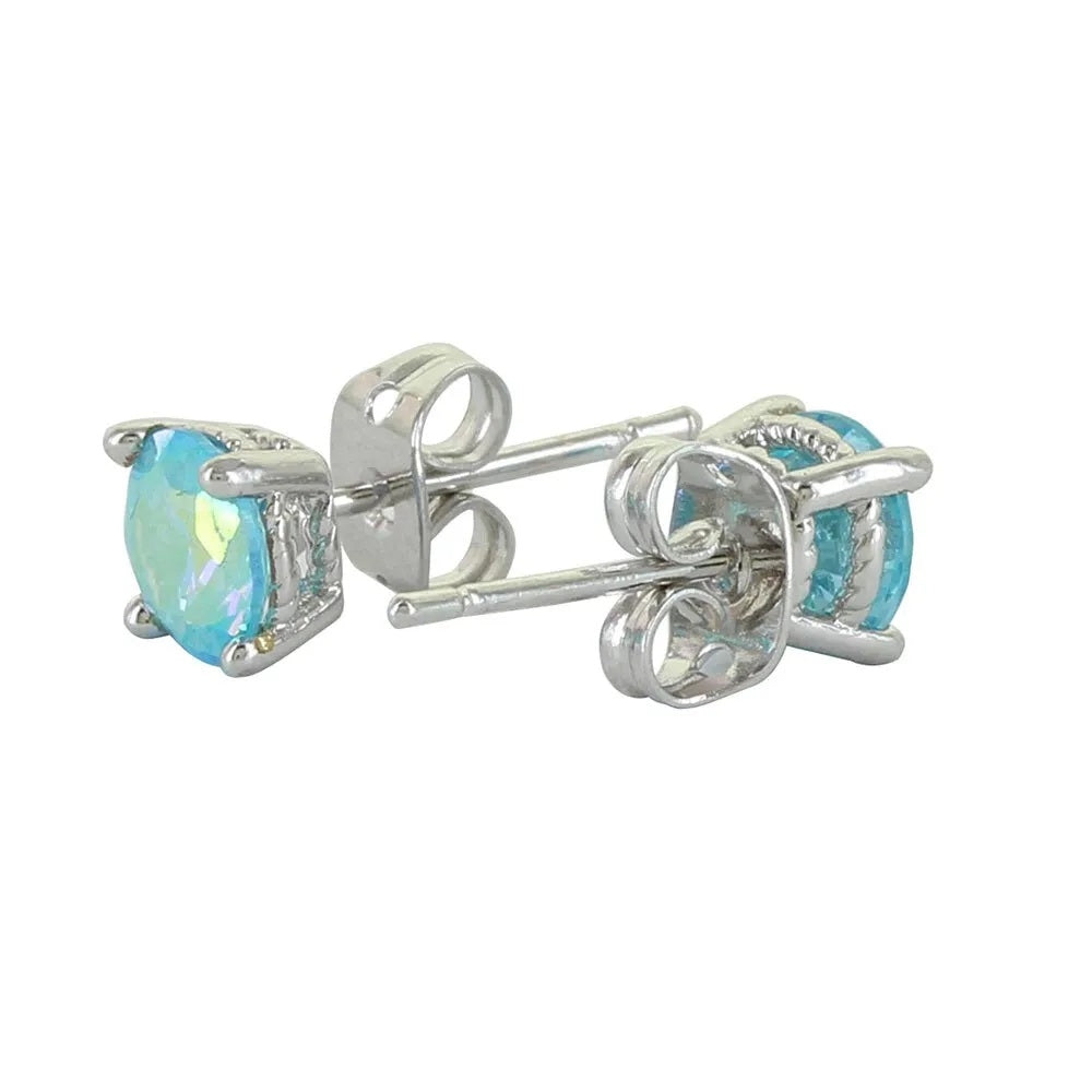 Montana Silversmiths Luminescent Blue Post Earrings