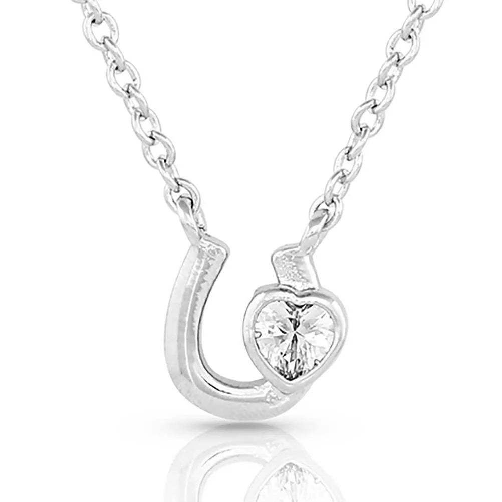 Montana Silversmiths Lucky in Love Horseshoe Necklace