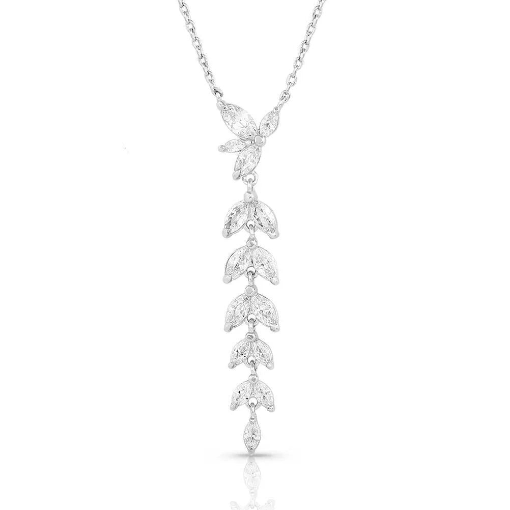Montana Silversmiths Woodbine Falls Crystal Necklace