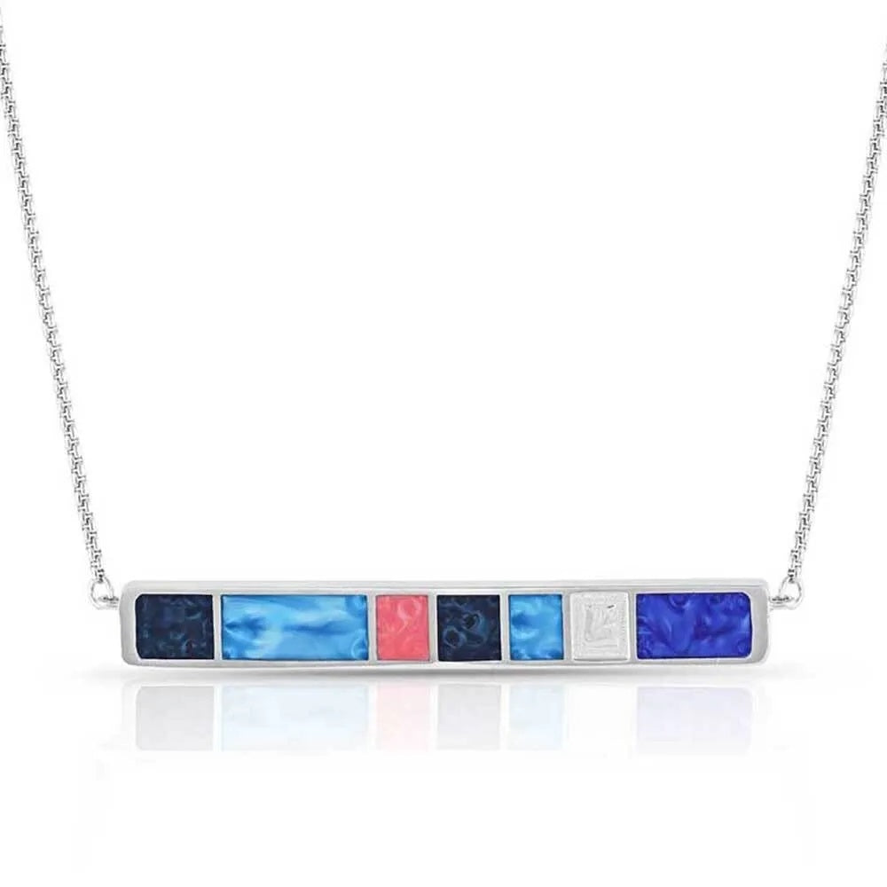 Montana Silversmiths Wrangler Legends Denim Necklace