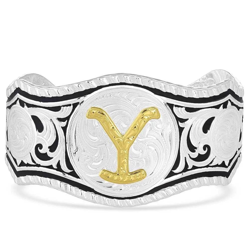 Montana Silversmiths The Dutton Y Yellowstone Cuff Bracelet