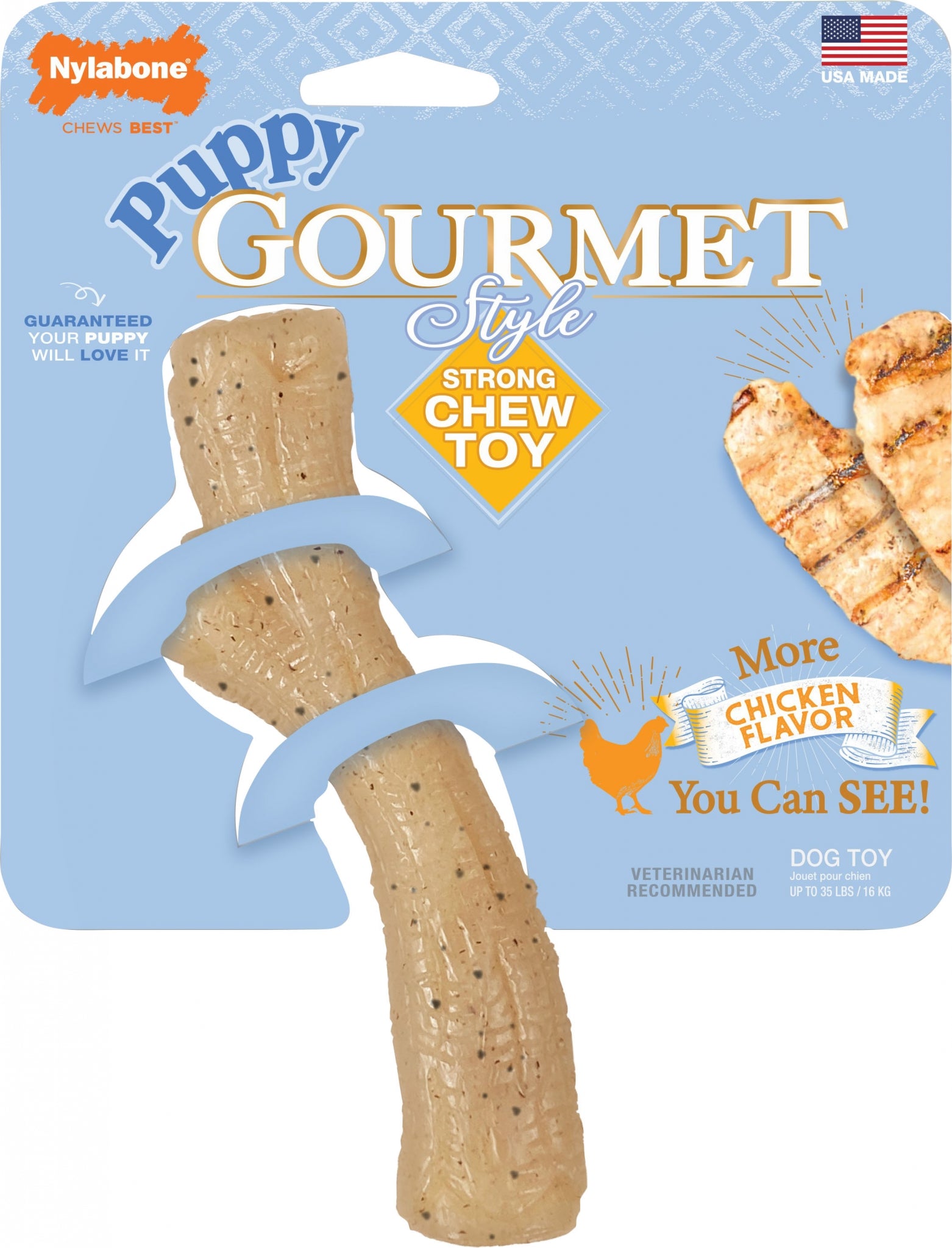 Nylabone Puppy Gourmet Style Strong Chew Stick
