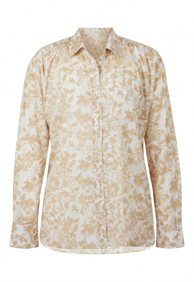 EQL by Kerrits Ladies Soft Touch Print Button Up Shirt