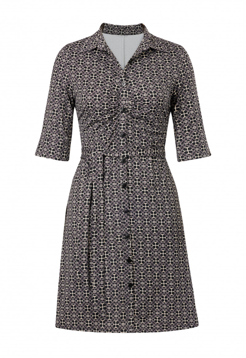 EQL by Kerrits Ladies Belted Knit Shirt Dress