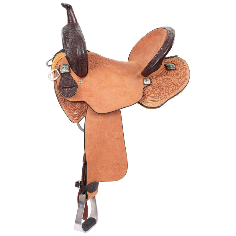 Circle Y Great Oak Barrel Saddle