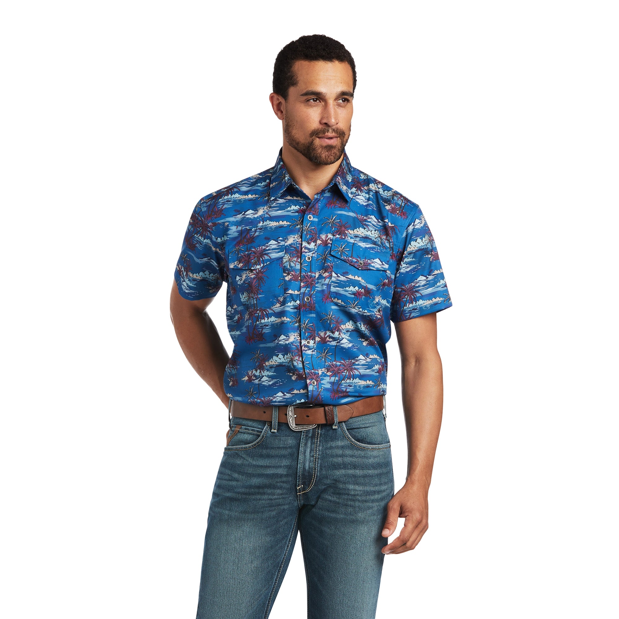 Ariat Mens VentTEK Western Fitted Shirt