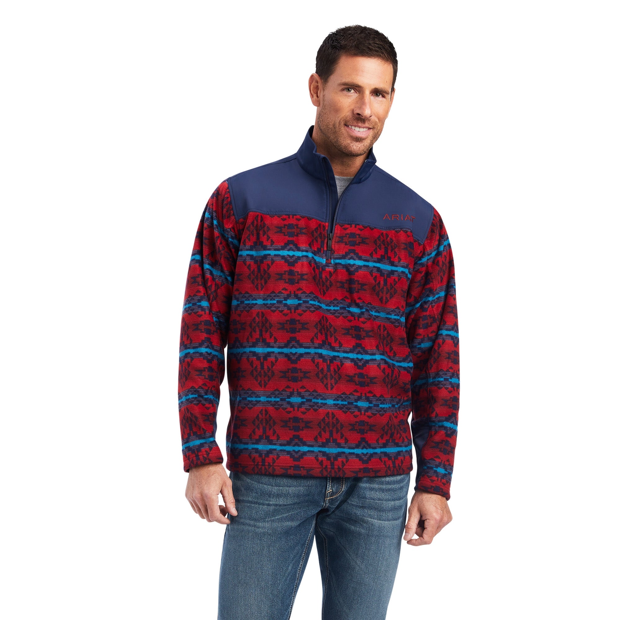Ariat Mens Basis 2.0 1/4 Zip Sweatshirt