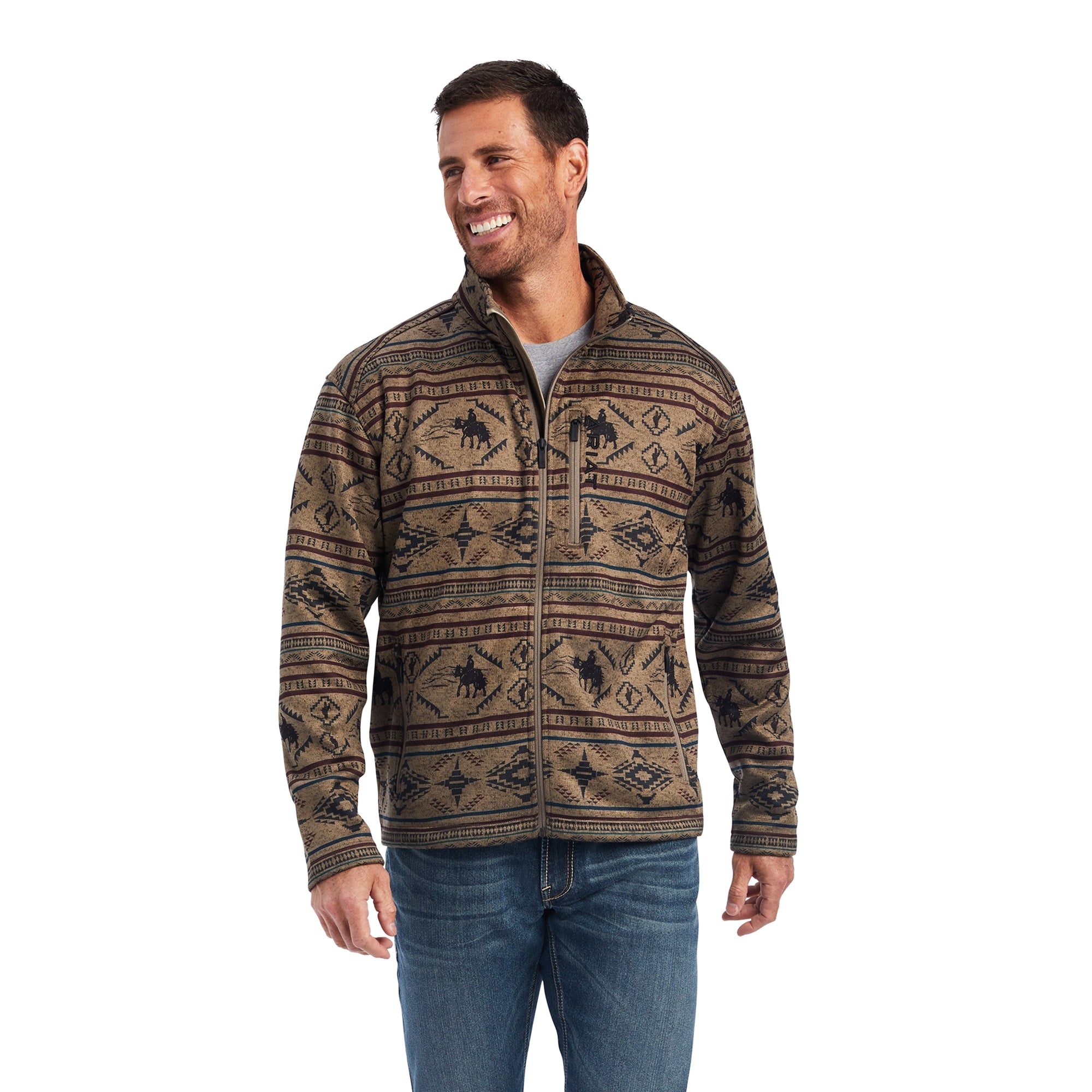 Ariat Mens Caldwell Full Zip Sweater