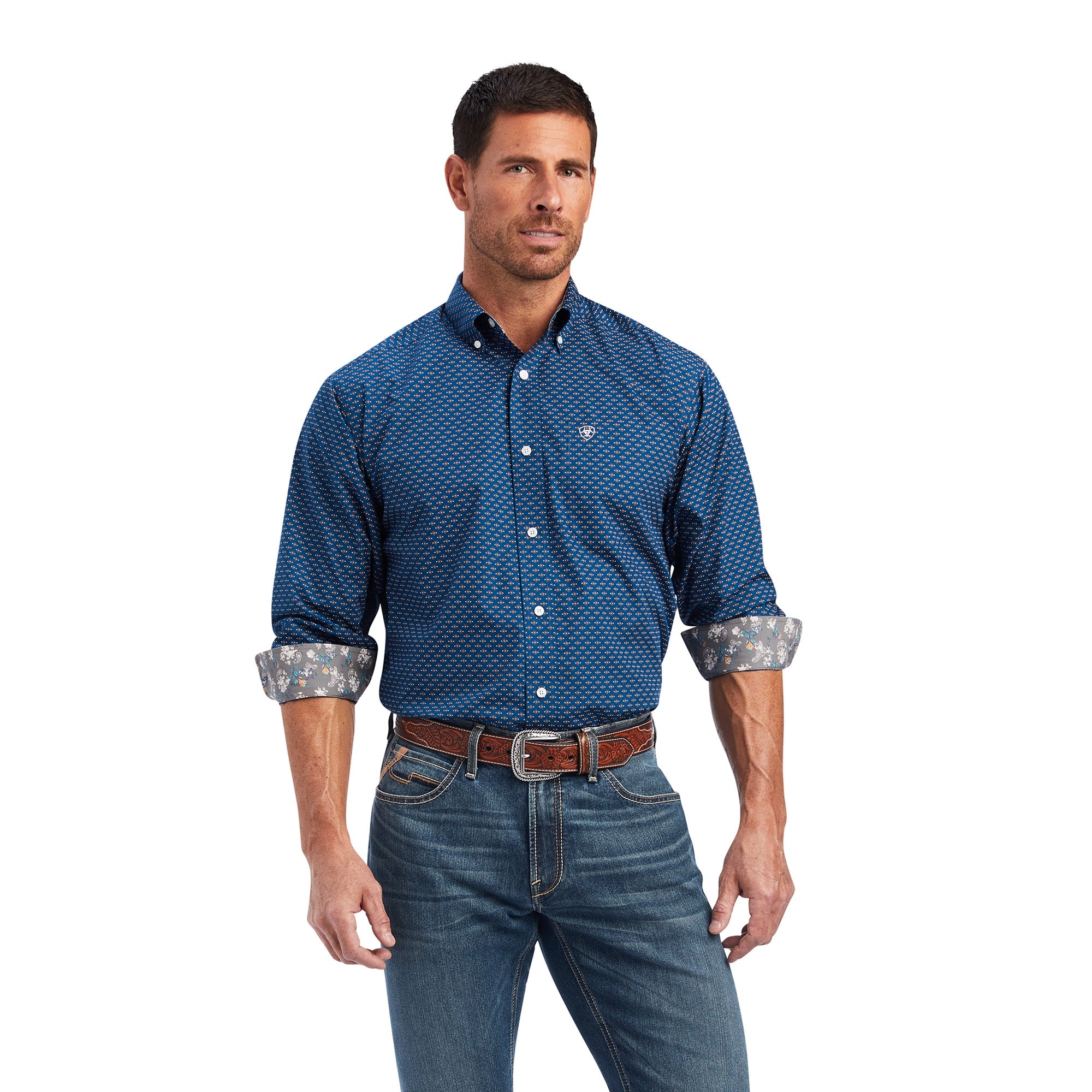Ariat Mens Sterling Classic Fit Button Down Shirt