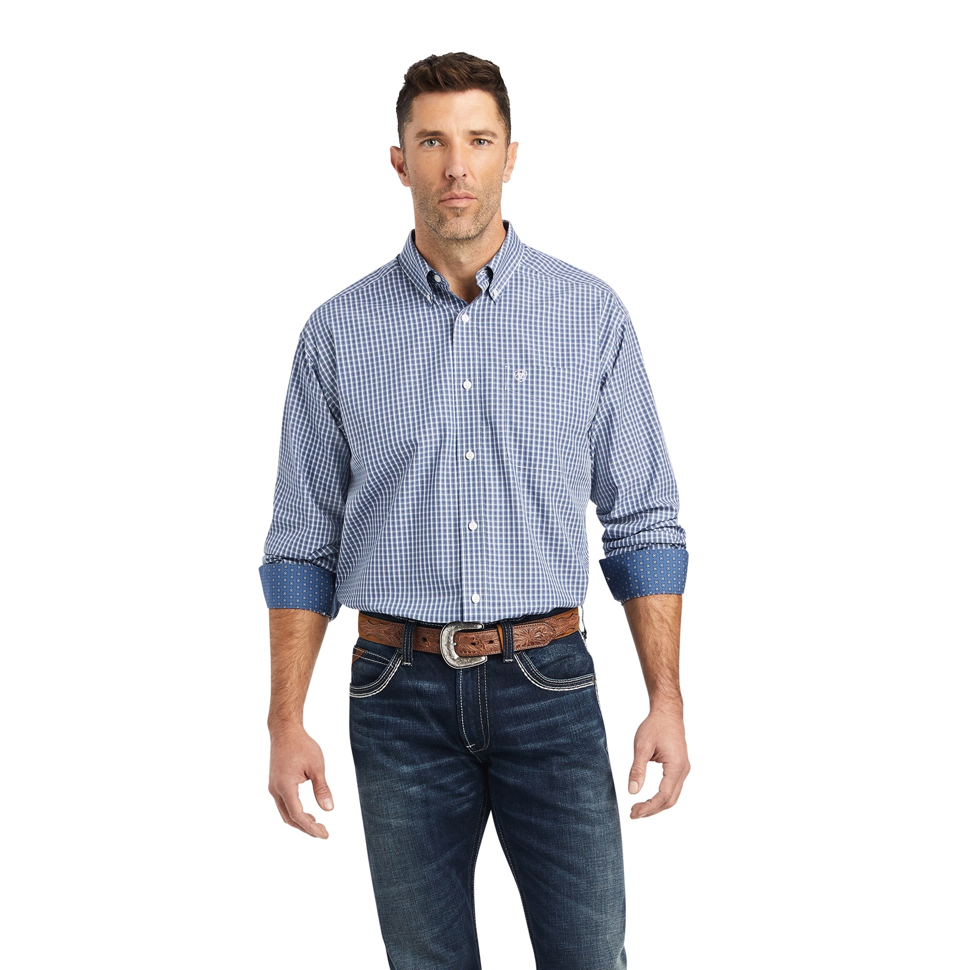 Ariat Mens Wrinkle Free Ellison Classic Fit Shirt