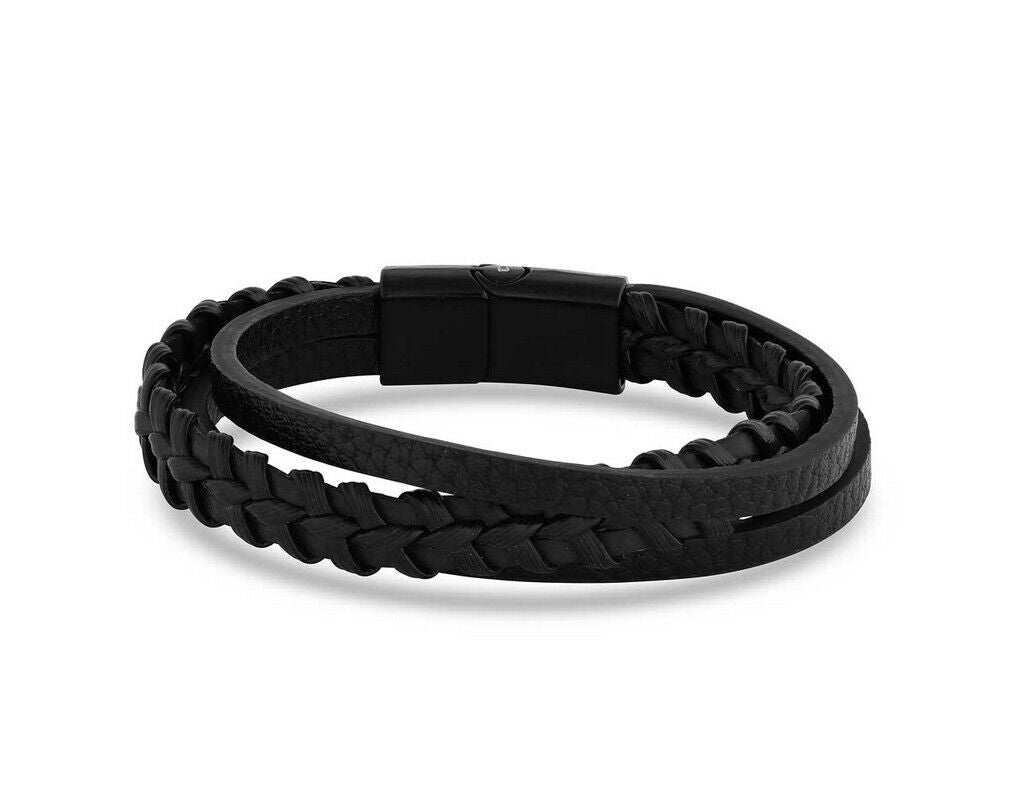Montana Silversmiths Stronger Than Ever Leather Bracelet