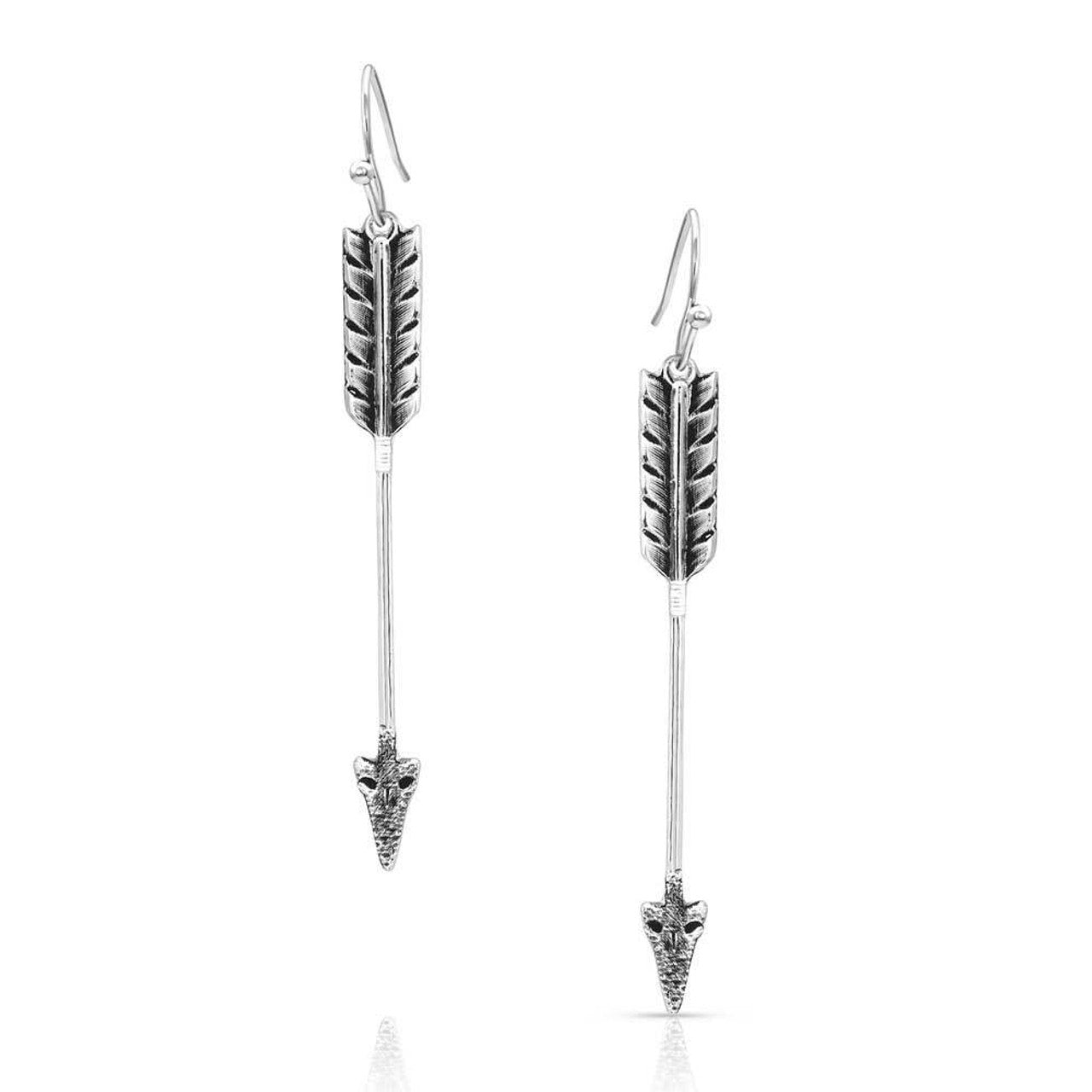 Montana Silversmiths Timber Ridge Arrowhead Cuff Earrings