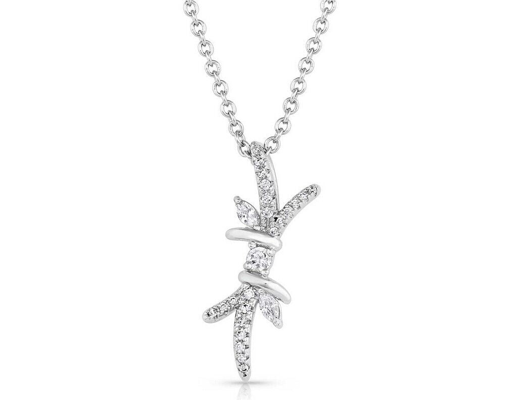 Montana Silversmiths Elevated Barbed Wire Necklace