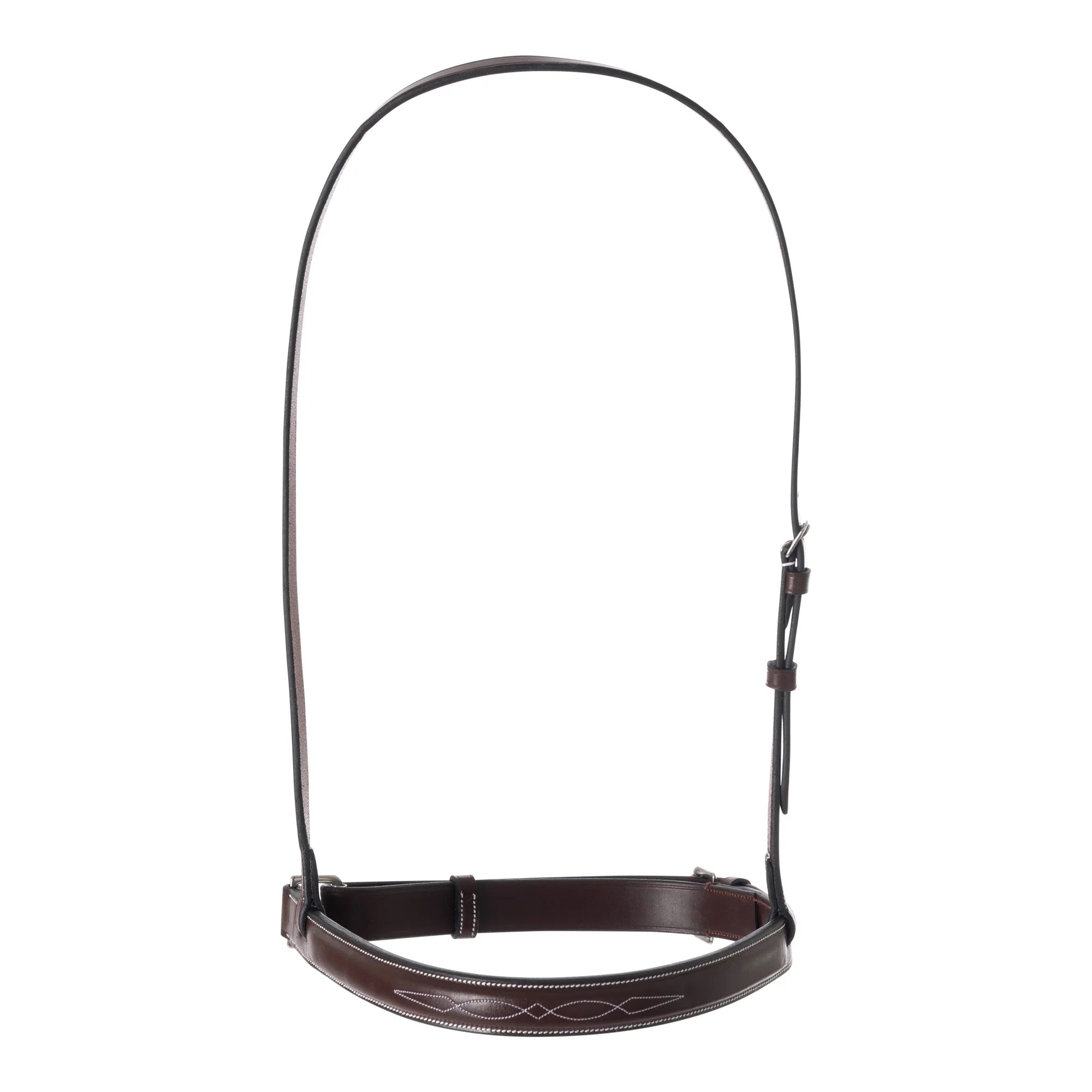 Huntley Equestrian Fancy Stitched Crank Noseband