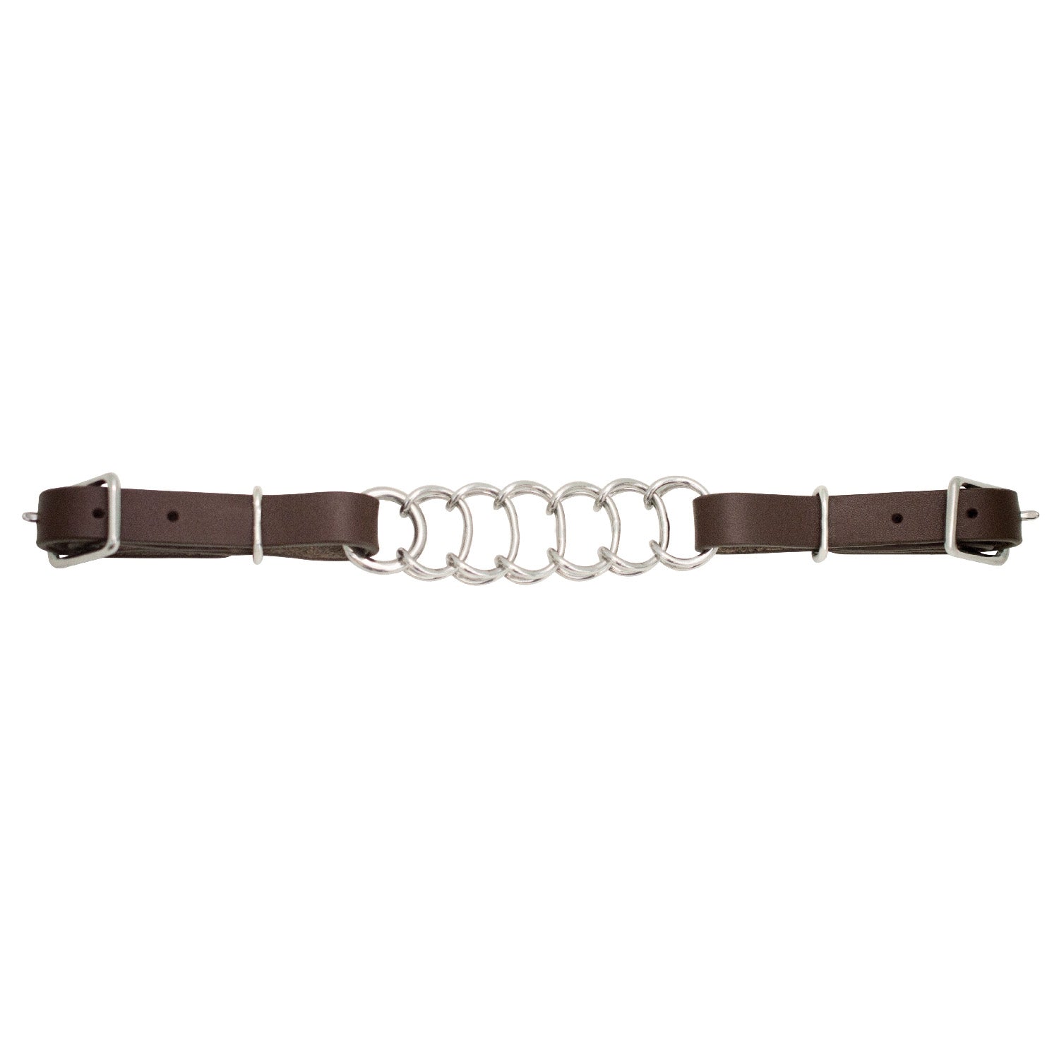 Metalab Stainless Steel English Curb Chain with Leather Strap