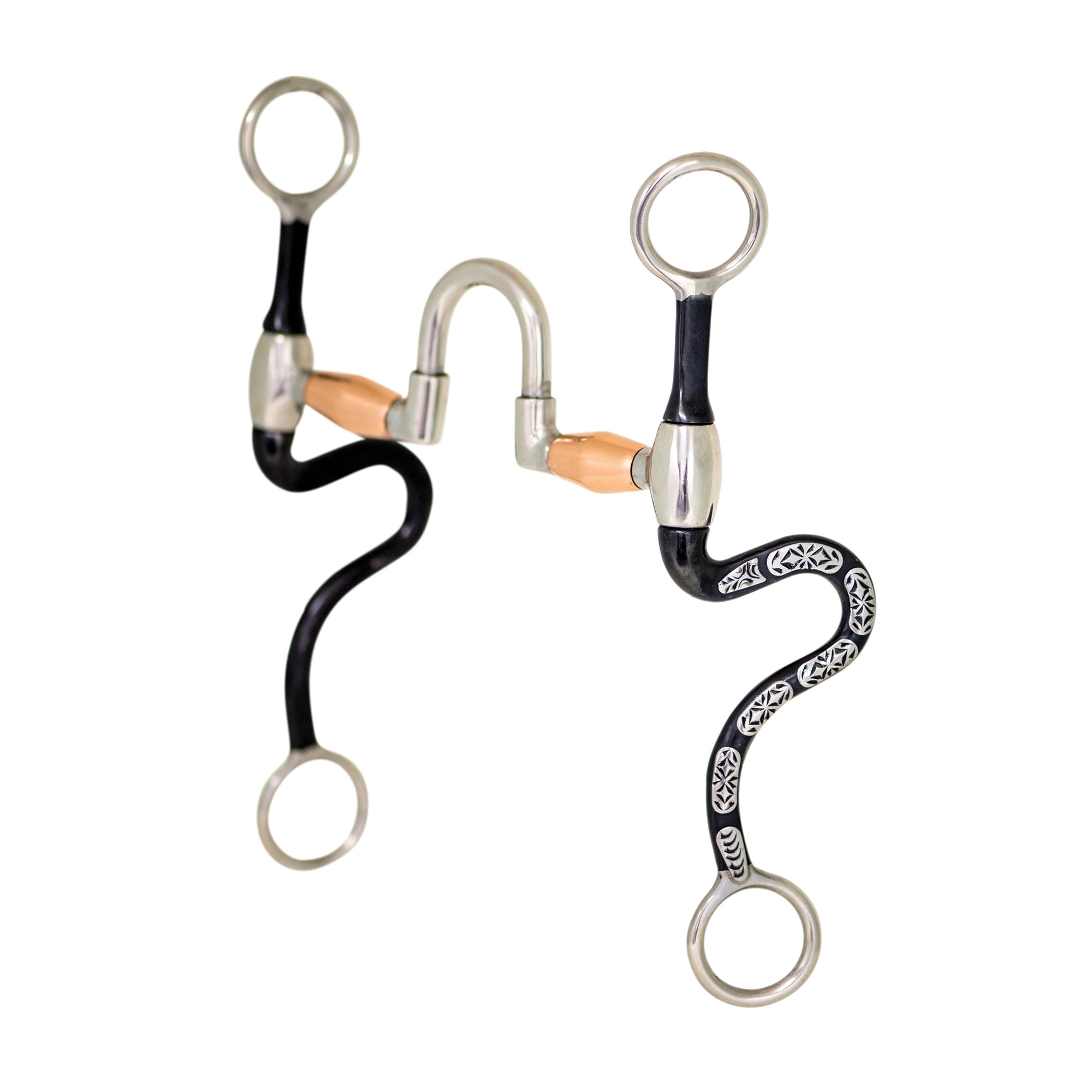 Partrade Cowboy Tack Diamond Back S Shank Correctional Bit