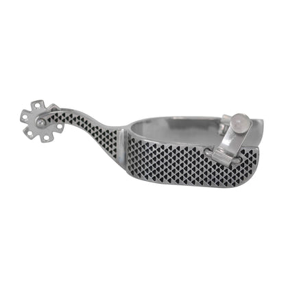 Partrade Cowboy Tack Black Rasp Large Cup Spur