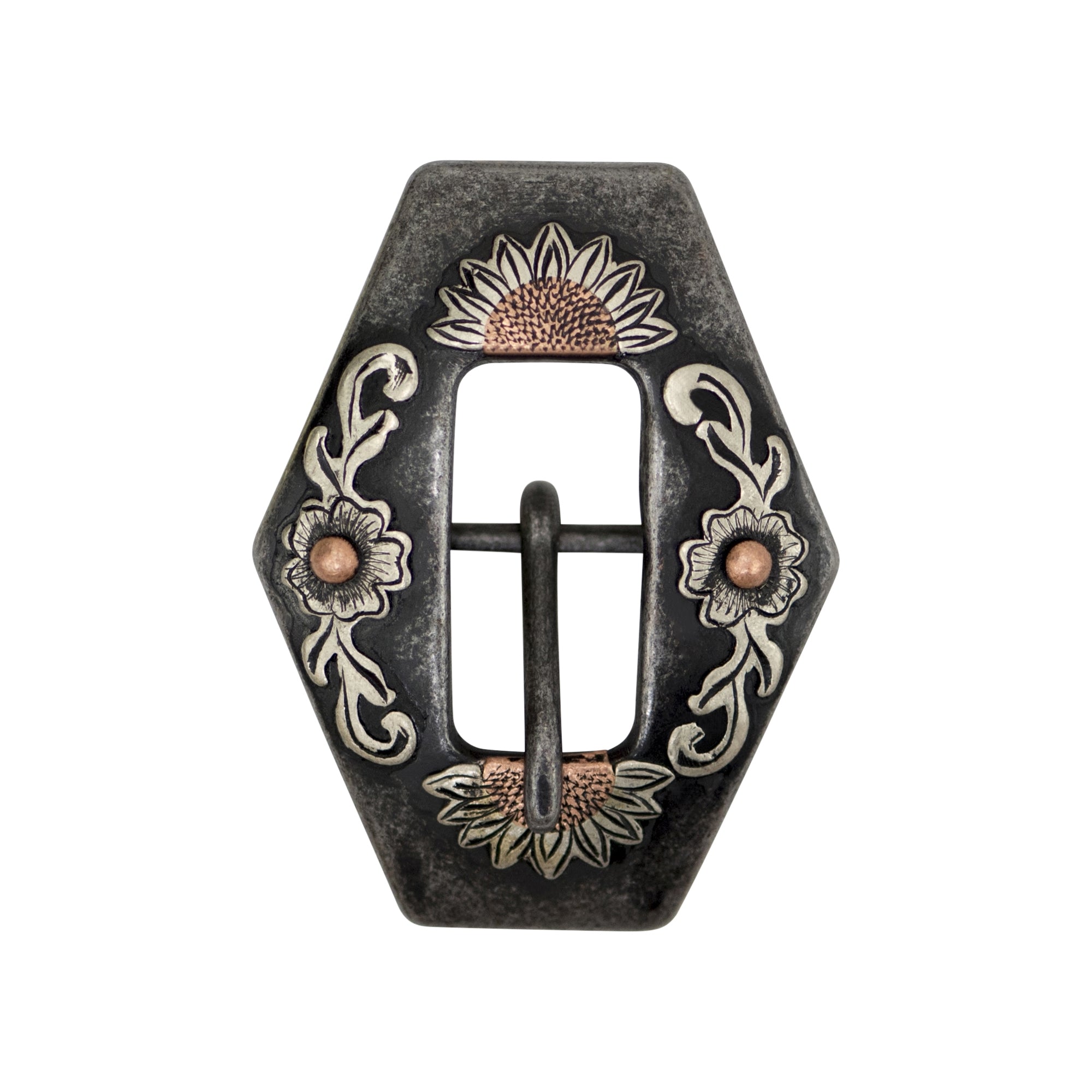 Partrade Cowboy Tack Sunflower Copperr Dot Buckle
