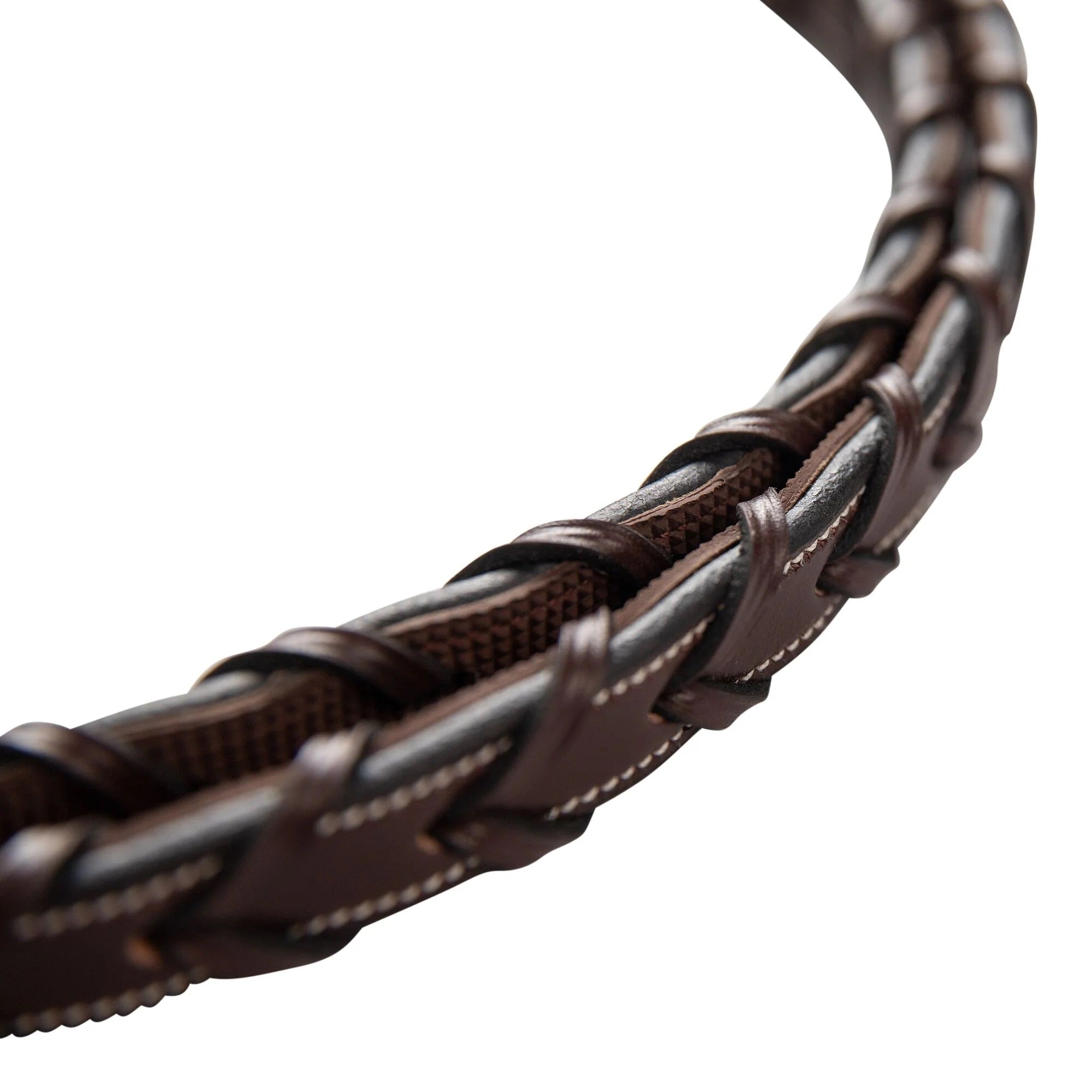 Huntley Fancy Stitch Rubber Laced Rein