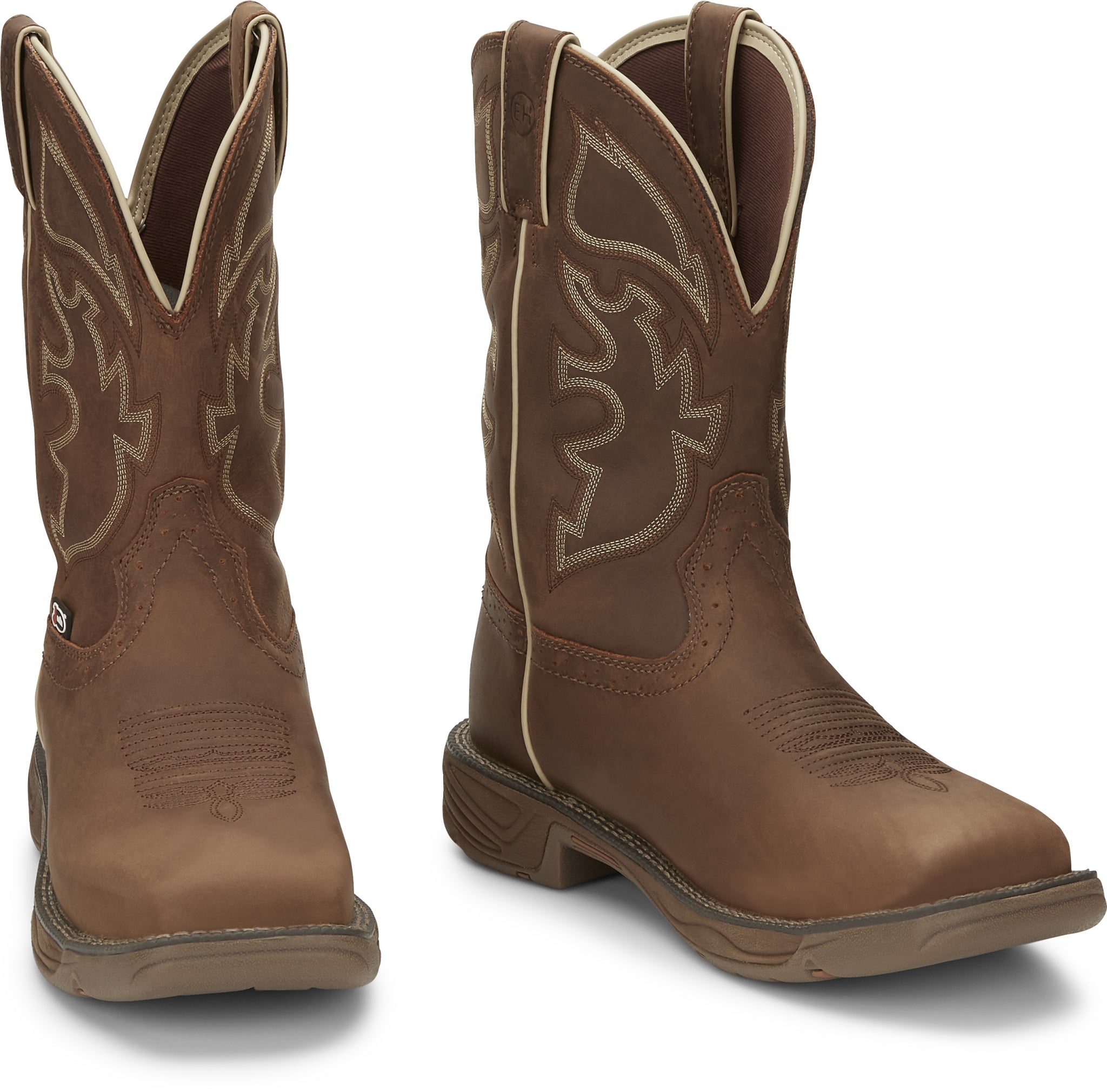 Justin Mens Rush 11" Waterproof Steel Toe Boots