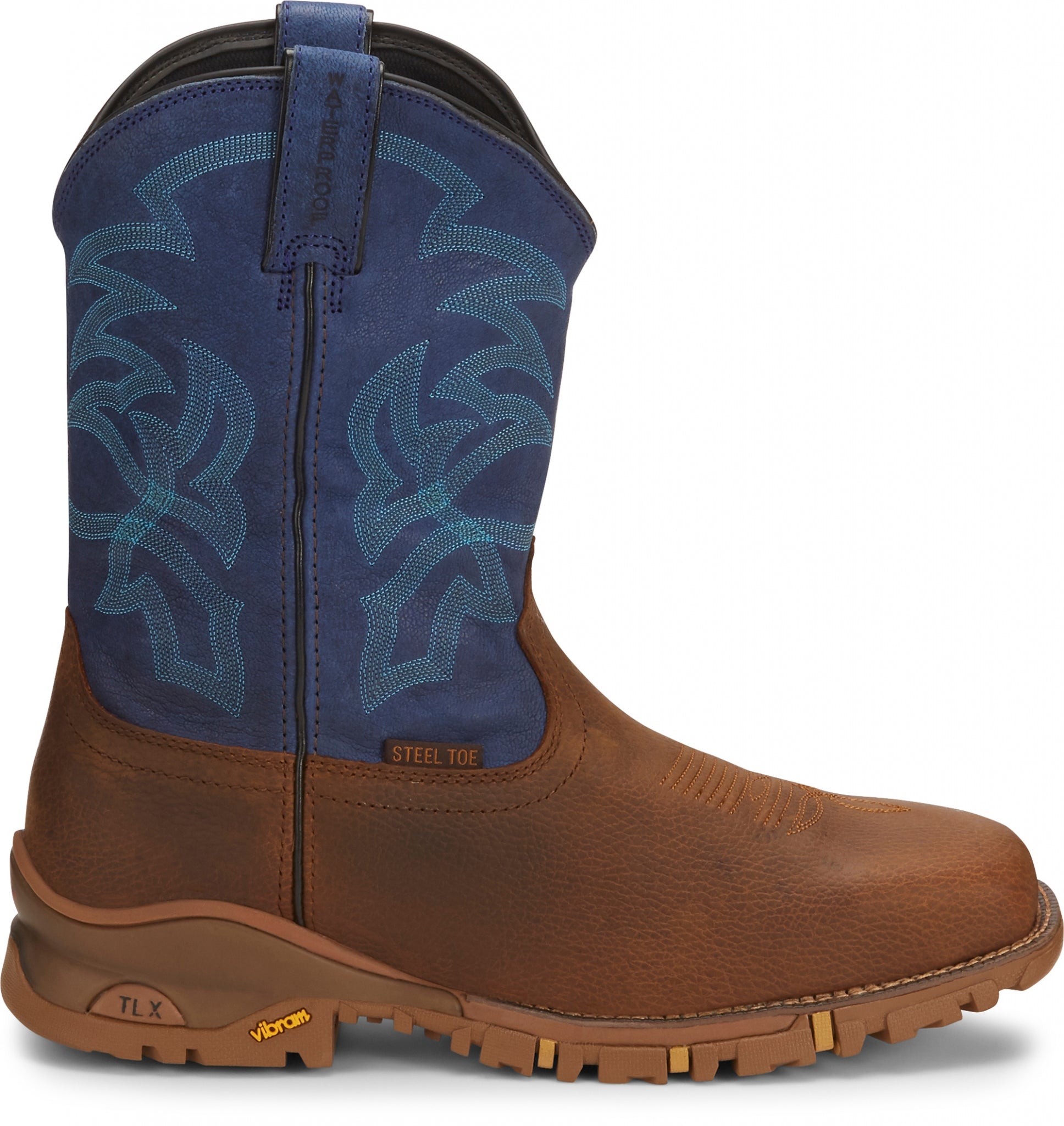 Tony Lama Mens Roustabout 11" Steel Toe Waterproof Work Boots