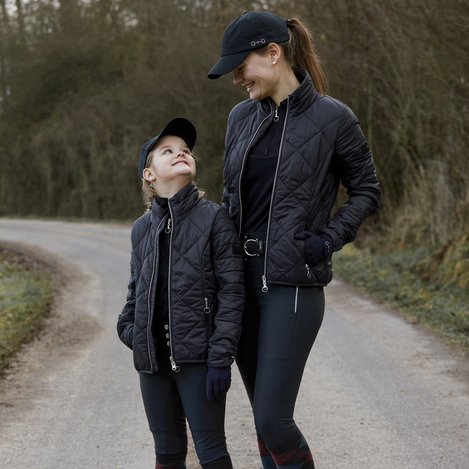 Horze Kids Cap with Crystal Detailing