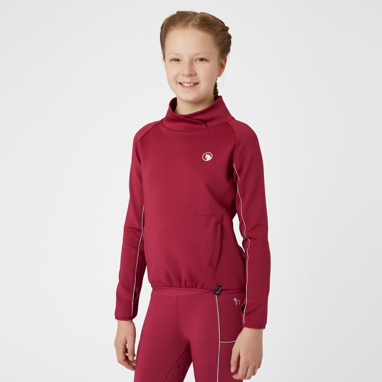 Horze Kids Ella Technical Turtle Neck Top
