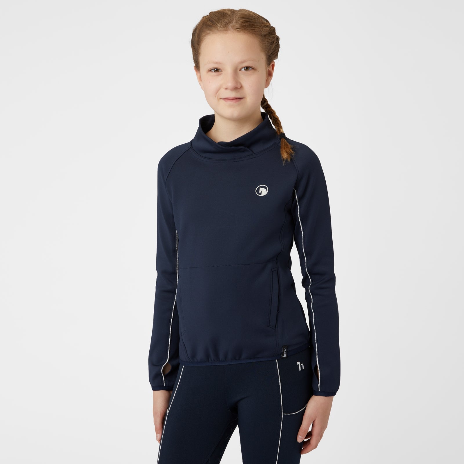 Horze Kids Ella Technical Turtle Neck Top