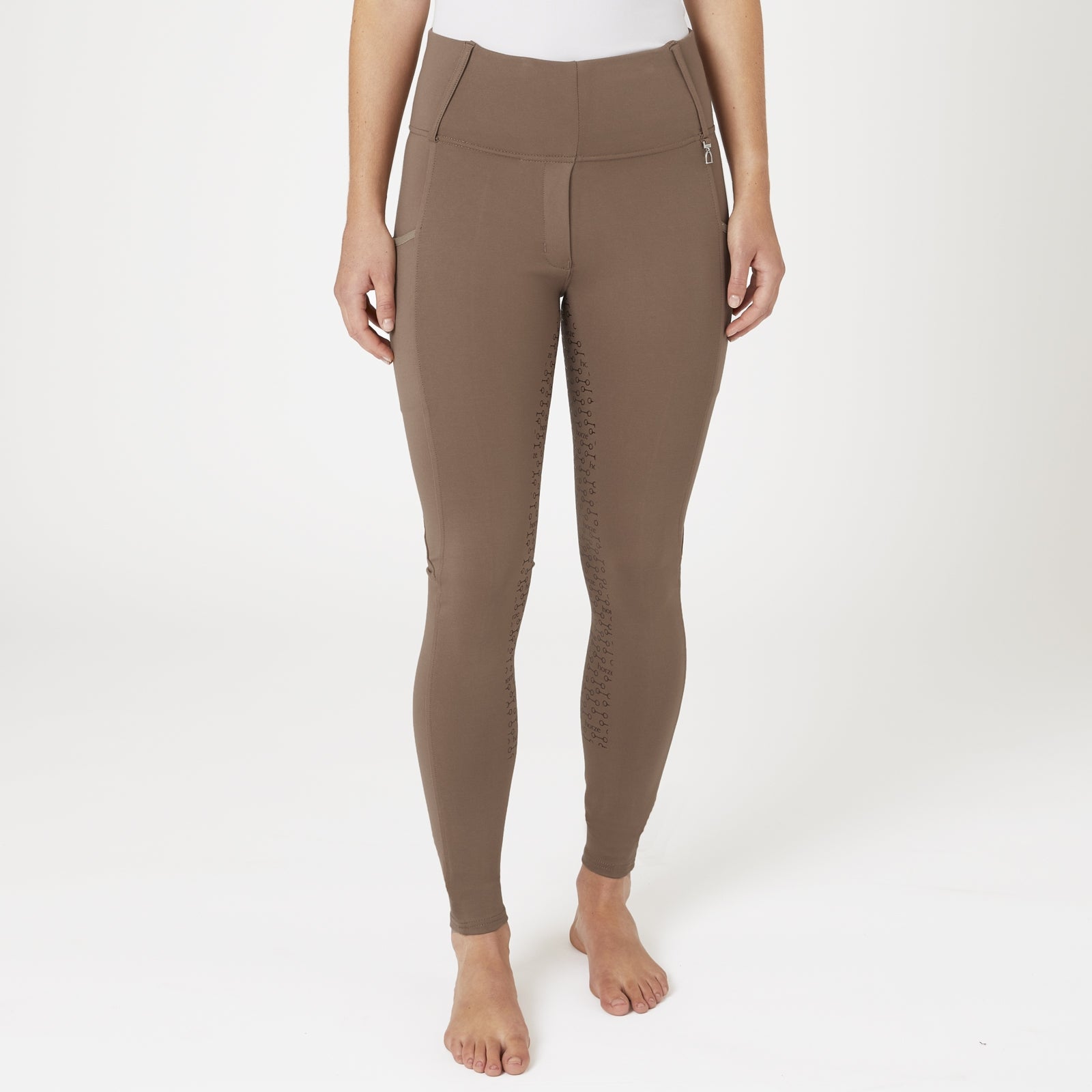 Horze Ladies Lucinda High-Waist Tights with Silicone Full Grip