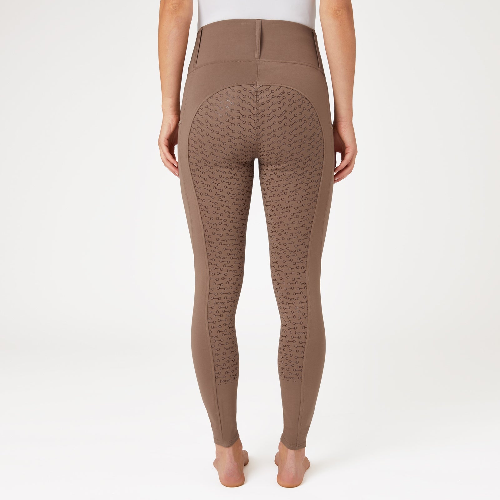 Horze Ladies Lucinda High-Waist Tights with Silicone Full Grip