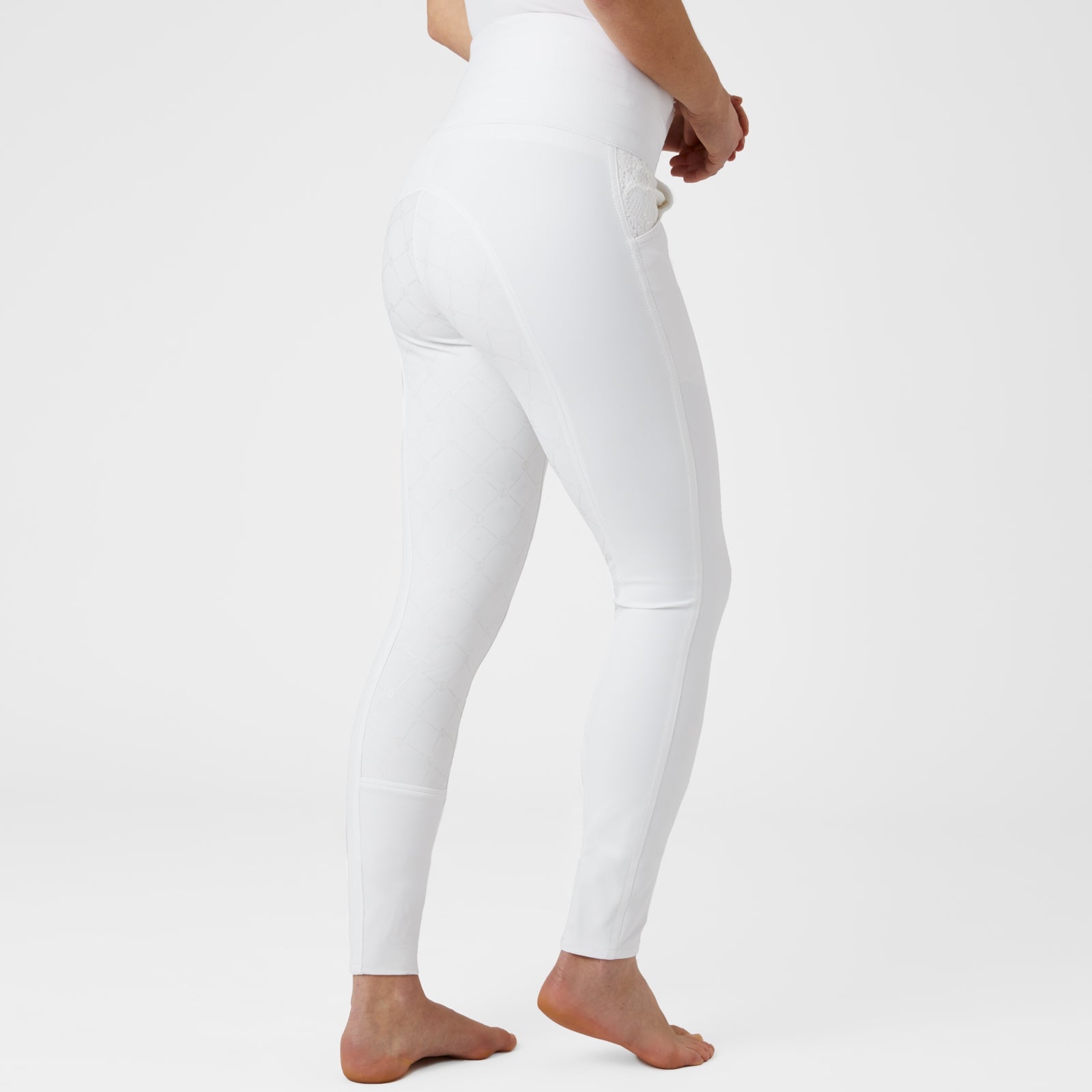 B Vertigo Ladies Natalia Sculpting Full Seat Breeches With Lace Detail