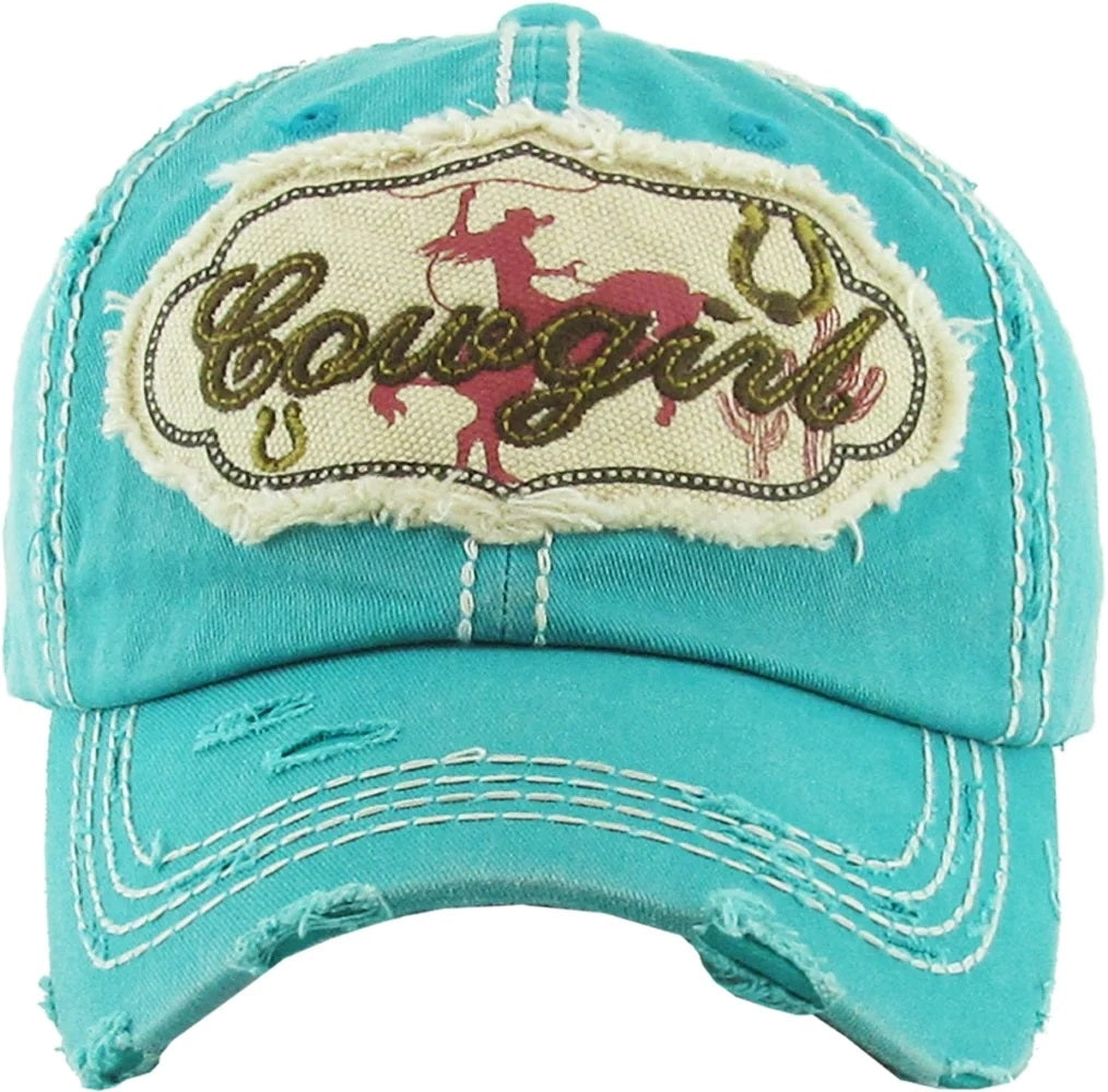 AWST Int'l Cowgirl Washed Vintage Cap