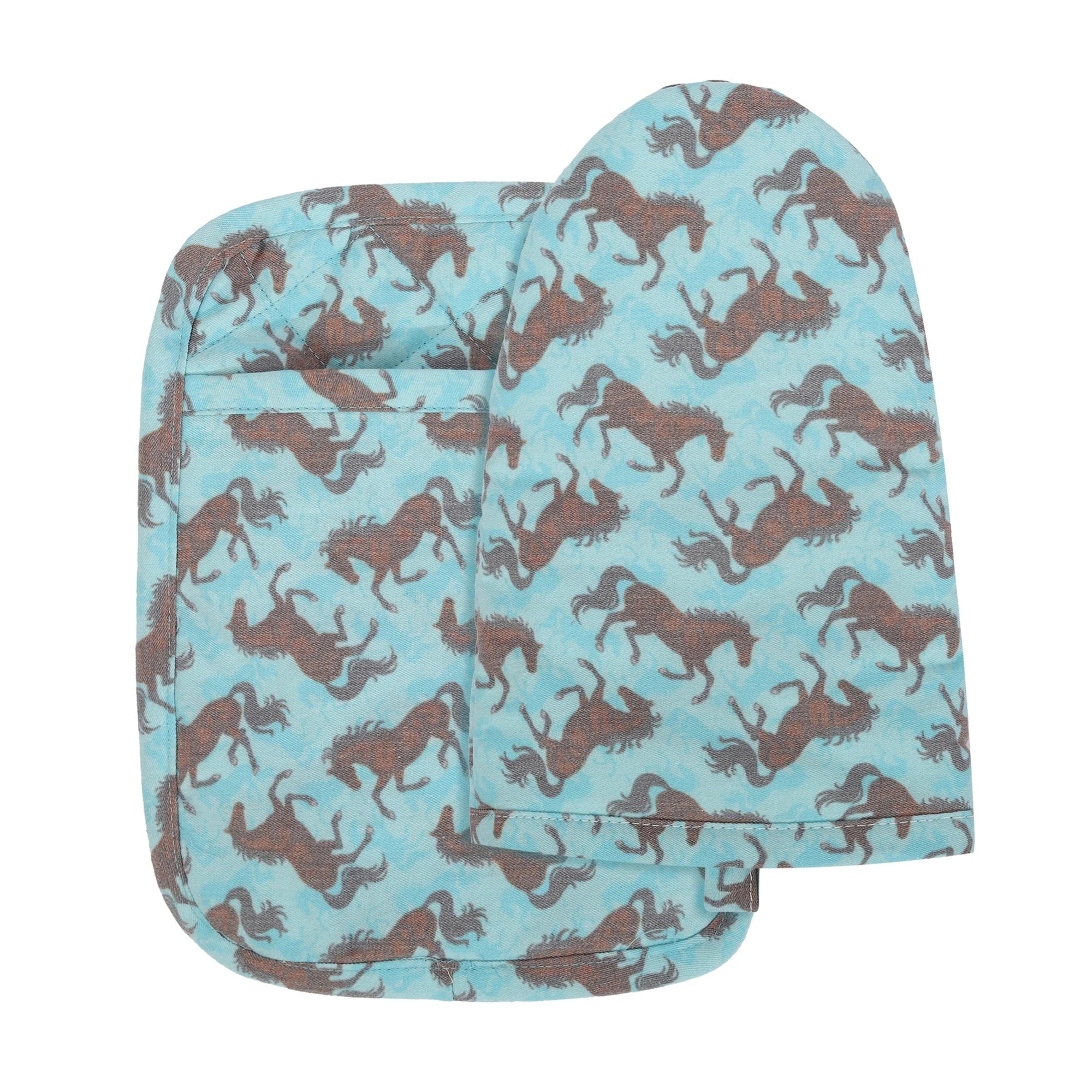 AWST Int'l Oven Mitt and Pot Holder Set