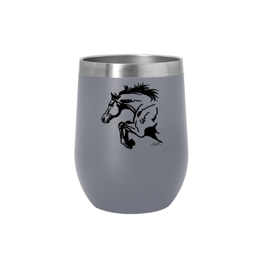 AWST Int'l Lila Jumper Stainless Steel Wine Tumbler with Slide Top