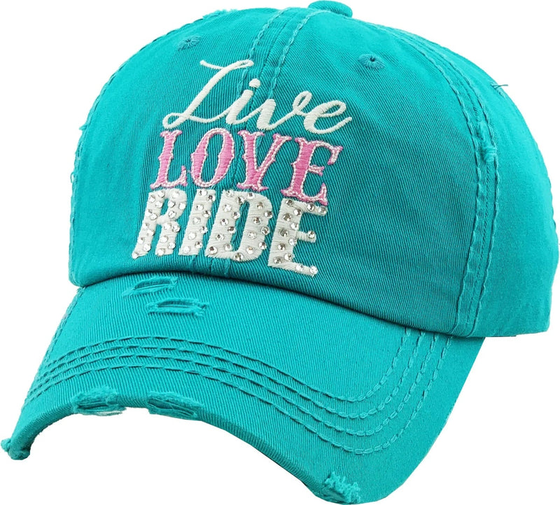 AWST Int'l "Live- Love- Ride" Cap