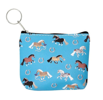 AWST Int'l "Lila" Pony Puff Coin Purses - Set of 12