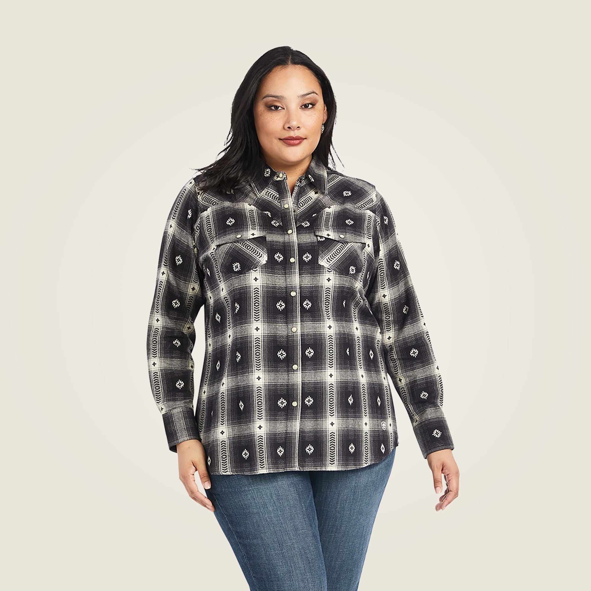 Ariat Ladies REAL Thunderstorm Snap Shirt
