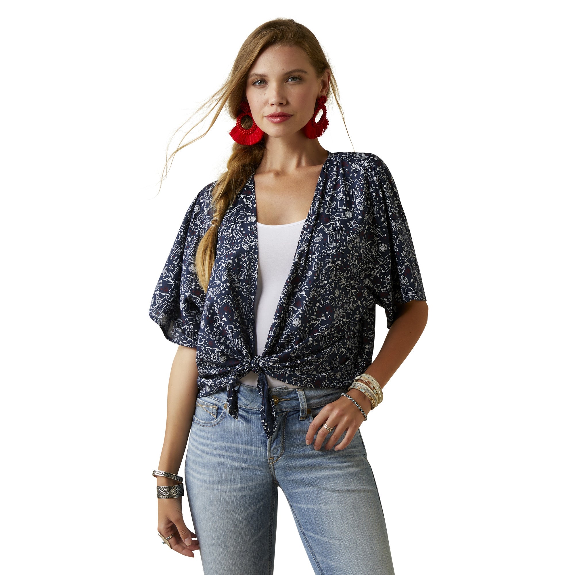 Ariat Ladies Howdy Print Wrap