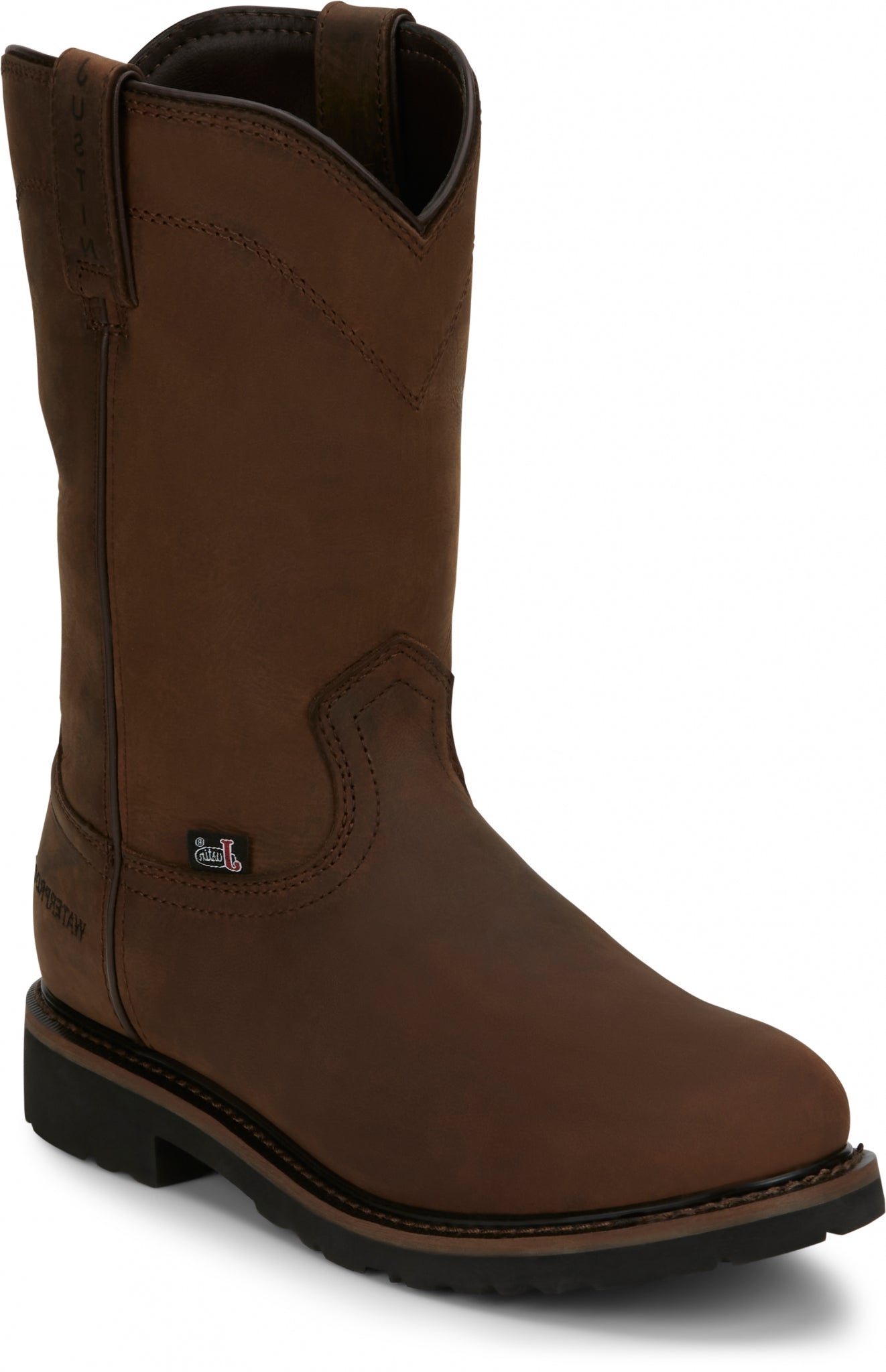 Justin Mens Drywall 10" Waterproof Boots