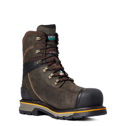 Ariat Mens Stump Jumper 8" CSA Glacier Grip Waterproof 600g Composite Toe Work Boots