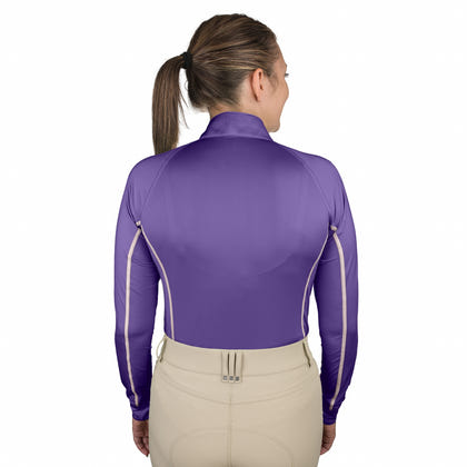 Romfh Ladies Core Quarter Zip Long Sleeve Solid Sun Shirt