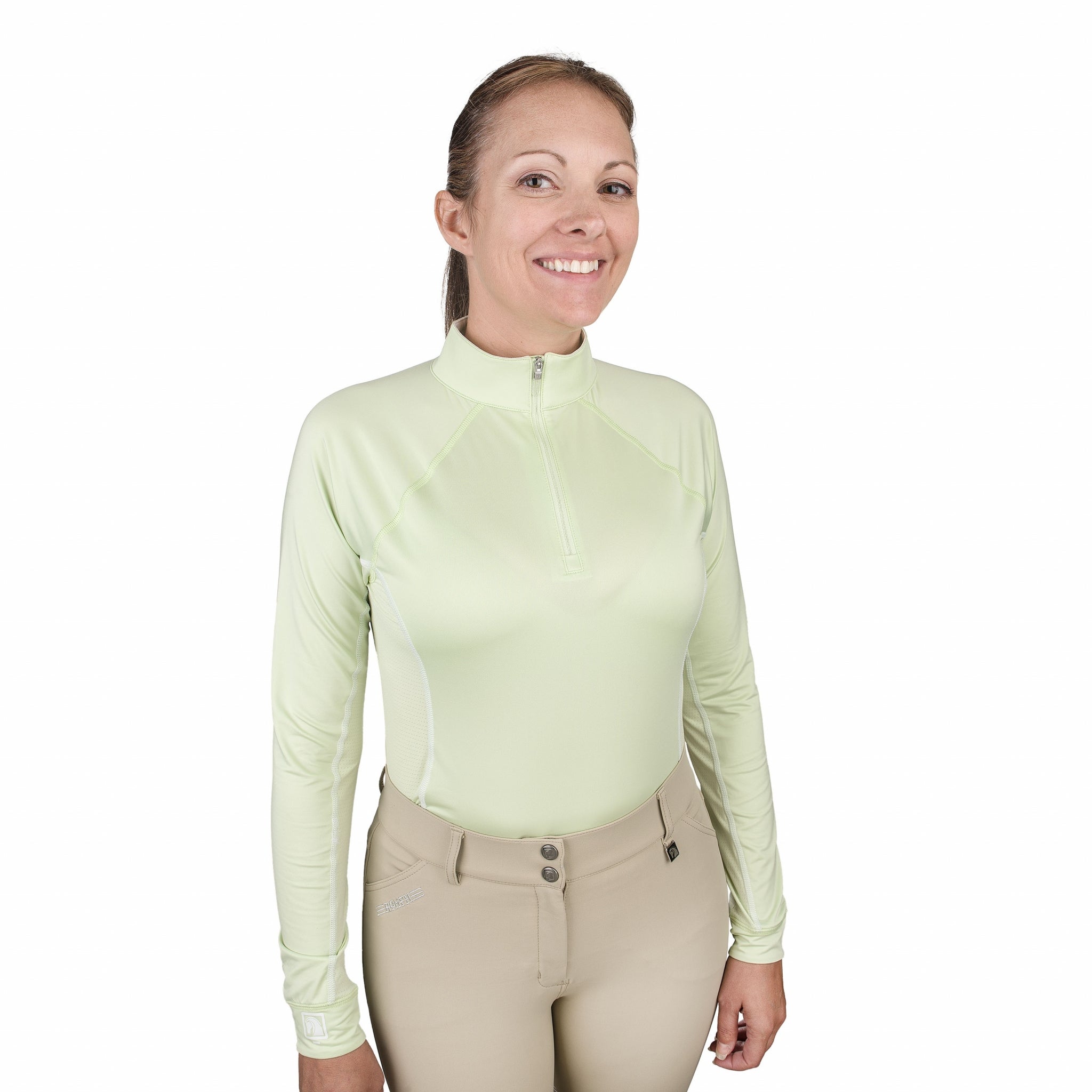 Romfh Ladies Core Quarter Zip Long Sleeve Solid Sun Shirt