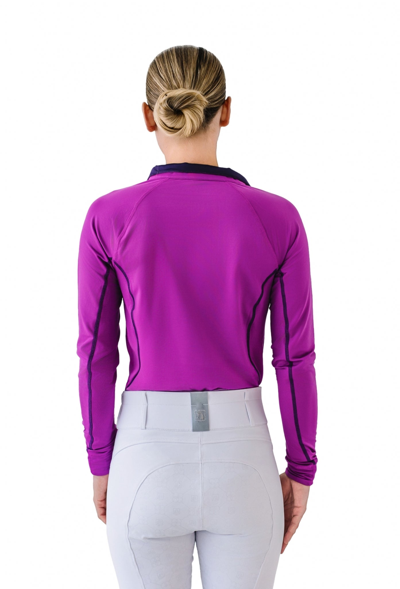 Romfh Ladies Core Quarter Zip Long Sleeve Solid Sun Shirt